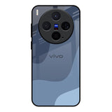 Navy Blue Ombre Vivo X300 5G Glass Back Cover Online
