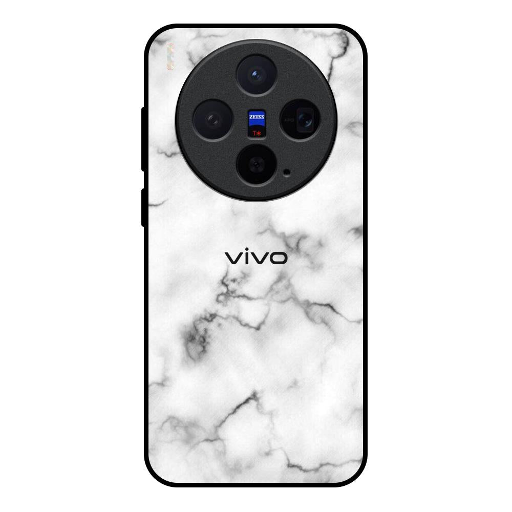 Satin White Marble Vivo X300 5G Glass Back Cover Online