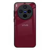 Classic Burgundy Vivo X300 5G Glass Back Cover Online
