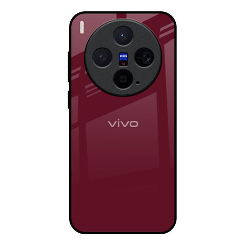 Classic Burgundy Vivo X300 5G Glass Back Cover Online