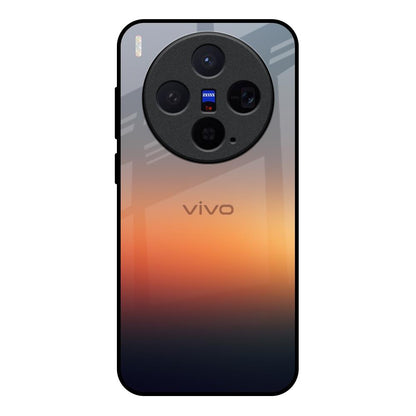 Aesthetic Orange Vivo X300 5G Glass Back Cover Online