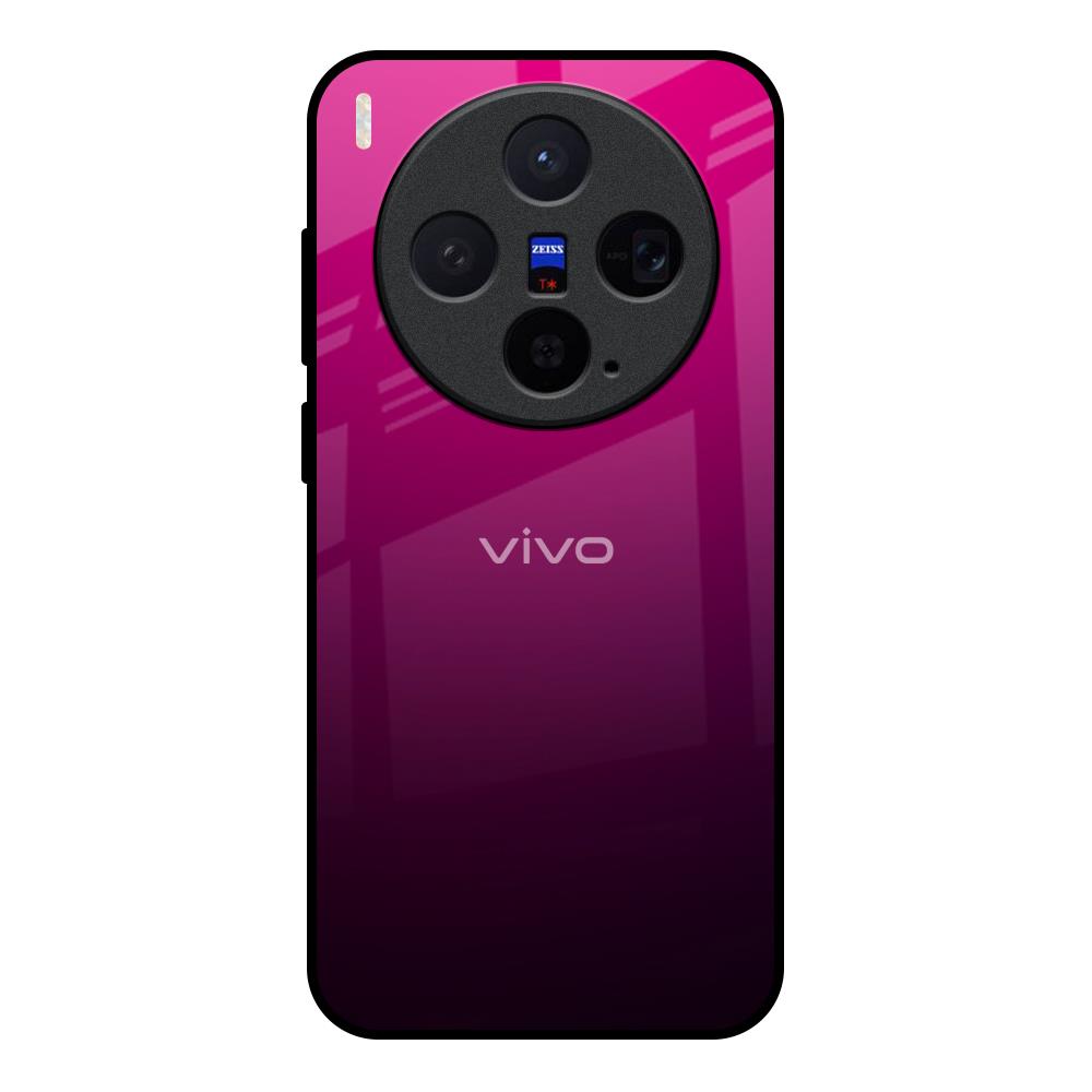 Purple Ombre Pattern Vivo X300 5G Glass Back Cover Online