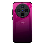Purple Ombre Pattern Vivo X300 5G Glass Back Cover Online