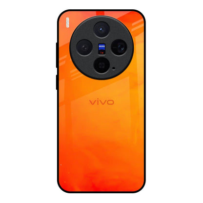 Tangy Orange Vivo X300 5G Glass Back Cover Online