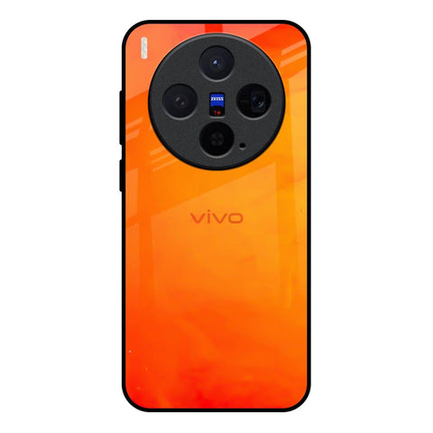 Tangy Orange Vivo X300 5G Glass Back Cover Online