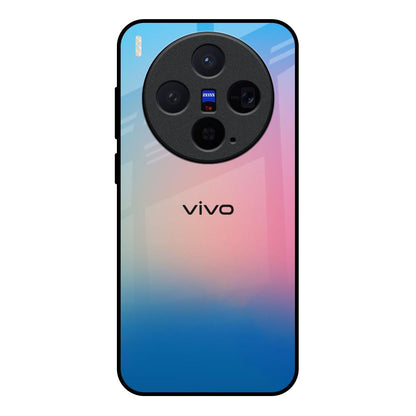 Blue & Pink Ombre Vivo X300 5G Glass Back Cover Online