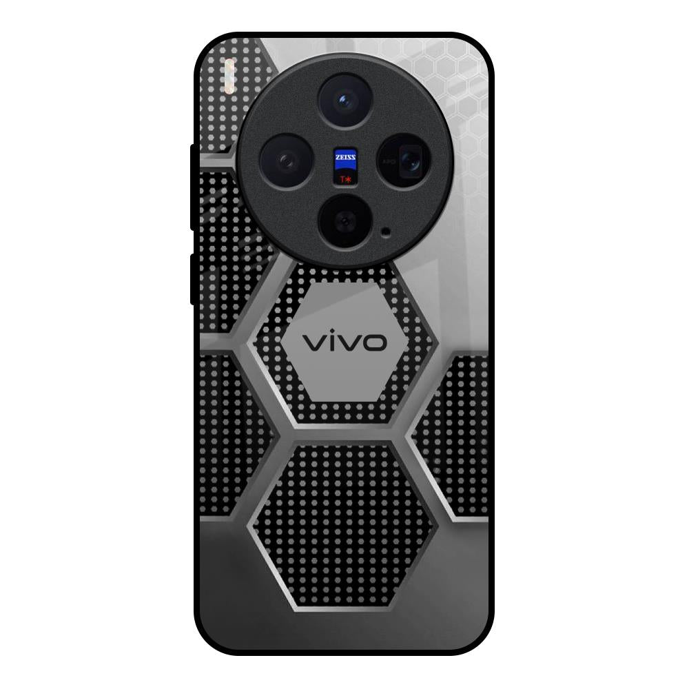 Hexagon Style Vivo X300 5G Glass Back Cover Online