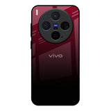 Wine Red Vivo X300 5G Glass Back Cover Online