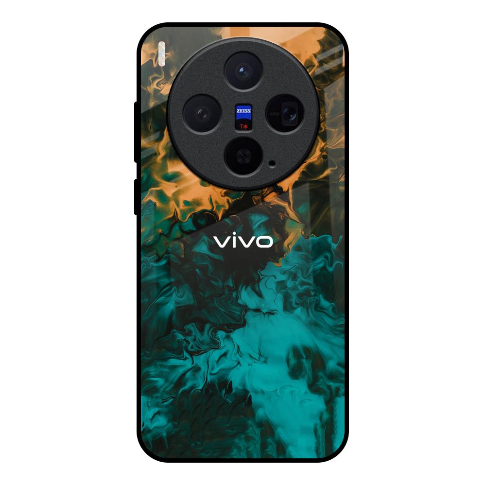 Watercolor Wave Vivo X300 5G Glass Back Cover Online