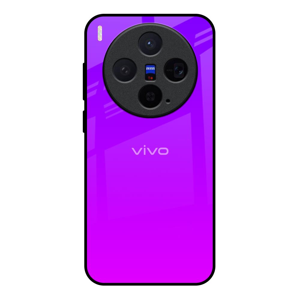 Purple Pink Vivo X300 5G Glass Back Cover Online