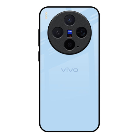 Pastel Sky Blue Vivo X300 5G Glass Back Cover Online