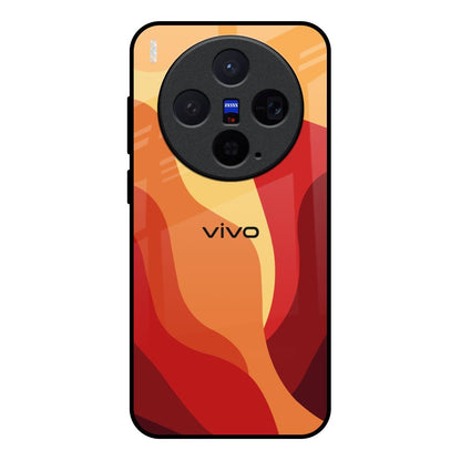Magma Color Pattern Vivo X300 5G Glass Back Cover Online