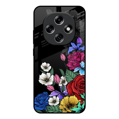 Rose Flower Bunch Art Oppo F31 Pro 5G Glass Back Cover Online