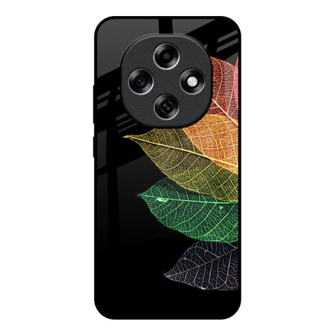 Colorful Leaves Oppo F31 Pro 5G Glass Back Cover Online