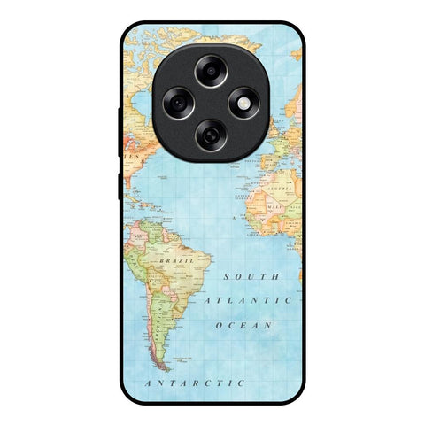 Travel Map Oppo F31 Pro 5G Glass Back Cover Online