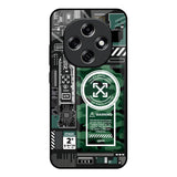 Green Camo Circuit Oppo F31 Pro 5G Glass Back Cover Online