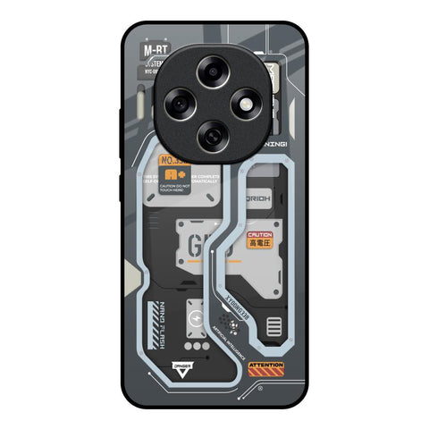 Retro Futuristic Oppo F31 Pro 5G Glass Back Cover Online