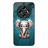 Adorable Baby Elephant Oppo F31 Pro 5G Glass Back Cover Online