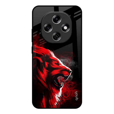 Red Angry Lion Oppo F31 Pro 5G Glass Back Cover Online