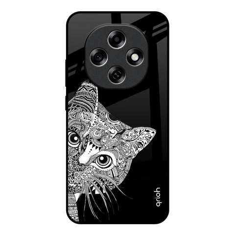 Kitten Mandala Oppo F31 Pro 5G Glass Back Cover Online