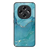 Blue Golden Glitter Oppo F31 Pro 5G Glass Back Cover Online