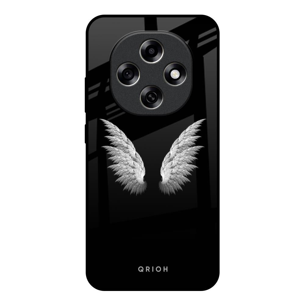 White Angel Wings Oppo F31 Pro 5G Glass Back Cover Online