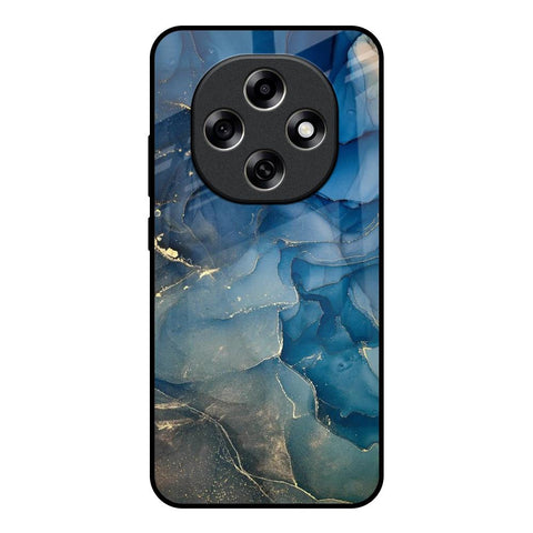 Blue Cool Marble Oppo F31 Pro 5G Glass Back Cover Online