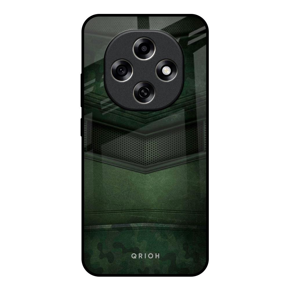 Green Leather Oppo F31 Pro 5G Glass Back Cover Online
