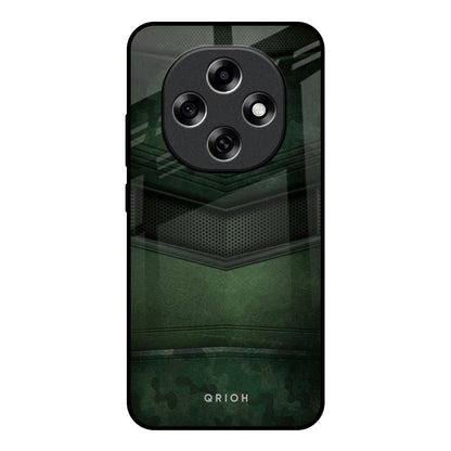 Green Leather Oppo F31 Pro 5G Glass Back Cover Online