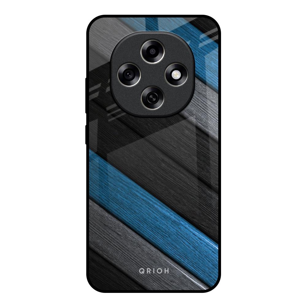 Multicolor Wooden Effect Oppo F31 Pro 5G Glass Back Cover Online