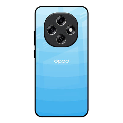 Wavy Blue Pattern Oppo F31 Pro 5G Glass Back Cover Online