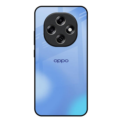 Vibrant Blue Texture Oppo F31 Pro 5G Glass Back Cover Online