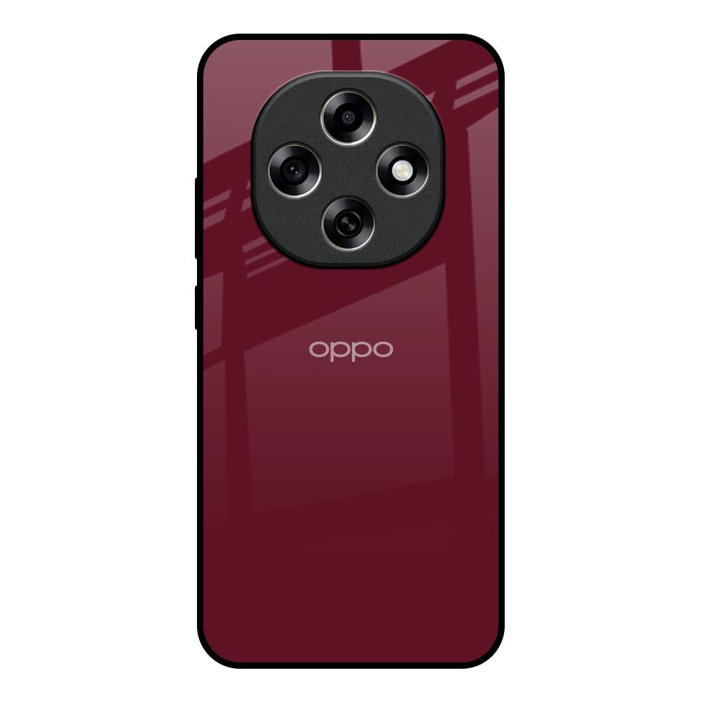 Classic Burgundy Oppo F31 Pro 5G Glass Back Cover Online