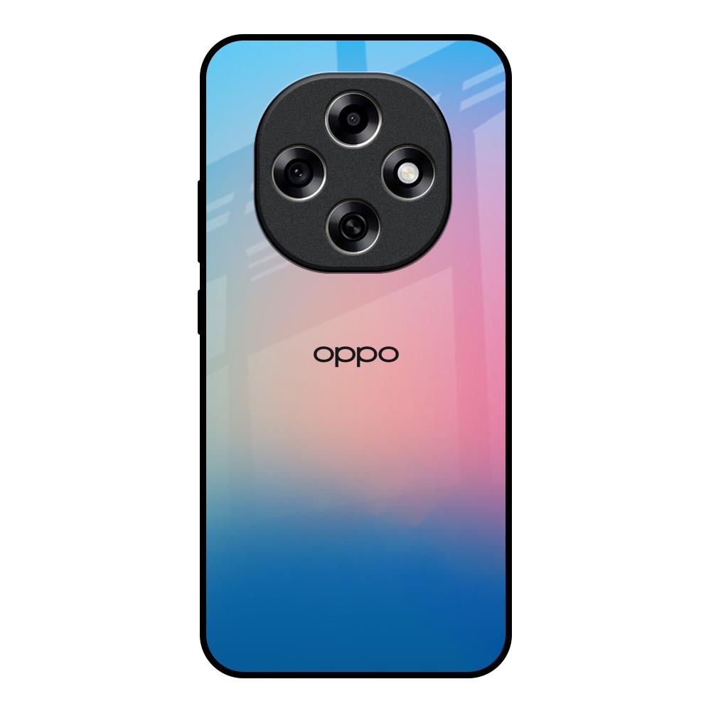 Blue & Pink Ombre Oppo F31 Pro 5G Glass Back Cover Online
