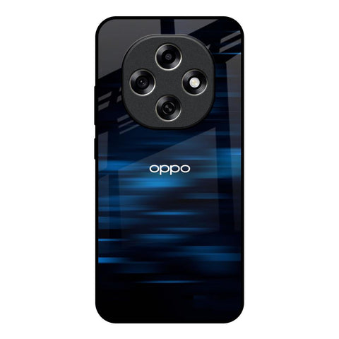 Blue Rough Abstract Oppo F31 Pro 5G Glass Back Cover Online
