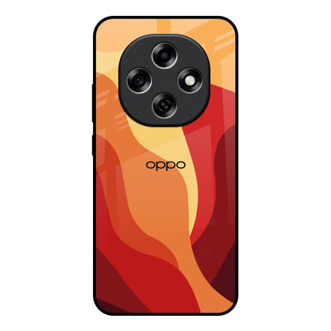 Magma Color Pattern Oppo F31 Pro 5G Glass Back Cover Online
