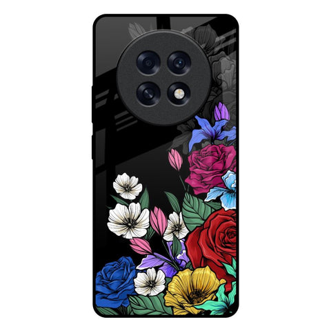 Rose Flower Bunch Art Oppo F31 Pro Plus 5G Glass Back Cover Online