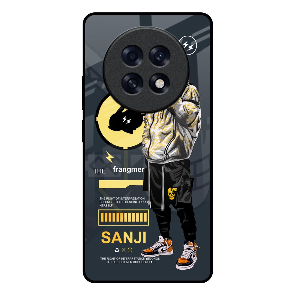 Cool Sanji Oppo F31 Pro Plus 5G Glass Back Cover Online