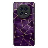 Geometric Purple Oppo F31 Pro Plus 5G Glass Back Cover Online