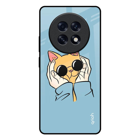 Adorable Cute Kitty Oppo F31 Pro Plus 5G Glass Back Cover Online