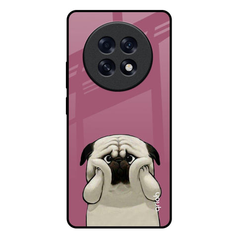 Funny Pug Face Oppo F31 Pro Plus 5G Glass Back Cover Online
