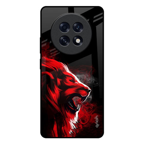 Red Angry Lion Oppo F31 Pro Plus 5G Glass Back Cover Online
