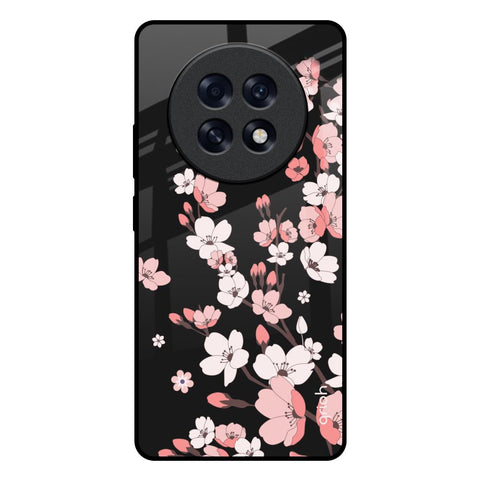 Black Cherry Blossom Oppo F31 Pro Plus 5G Glass Back Cover Online