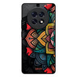 Retro Gorgeous Flower Oppo F31 Pro Plus 5G Glass Back Cover Online