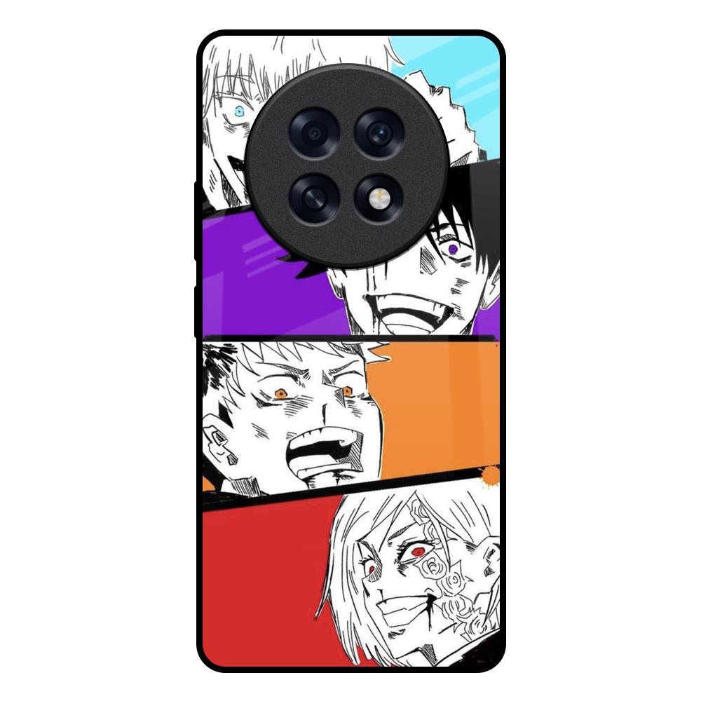 Anime Sketch Oppo F31 Pro Plus 5G Glass Back Cover Online