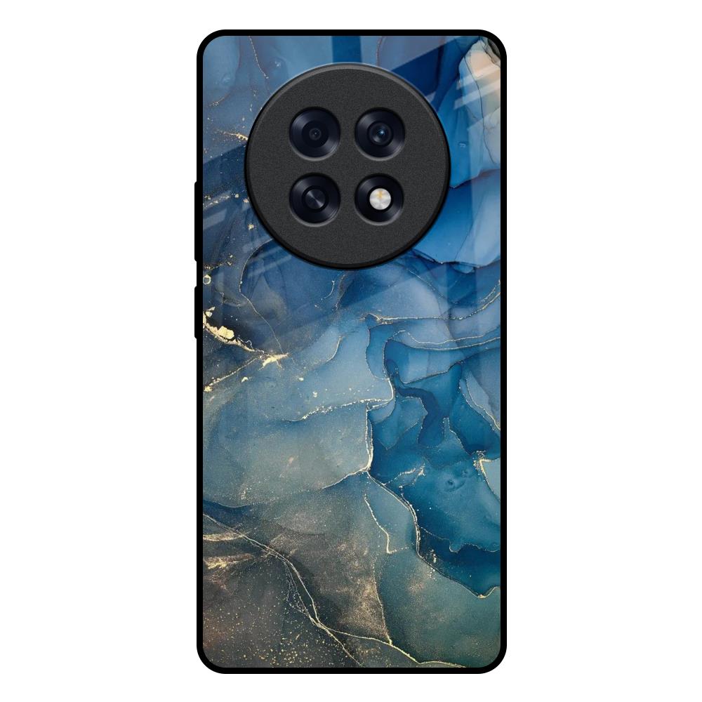 Blue Cool Marble Oppo F31 Pro Plus 5G Glass Back Cover Online