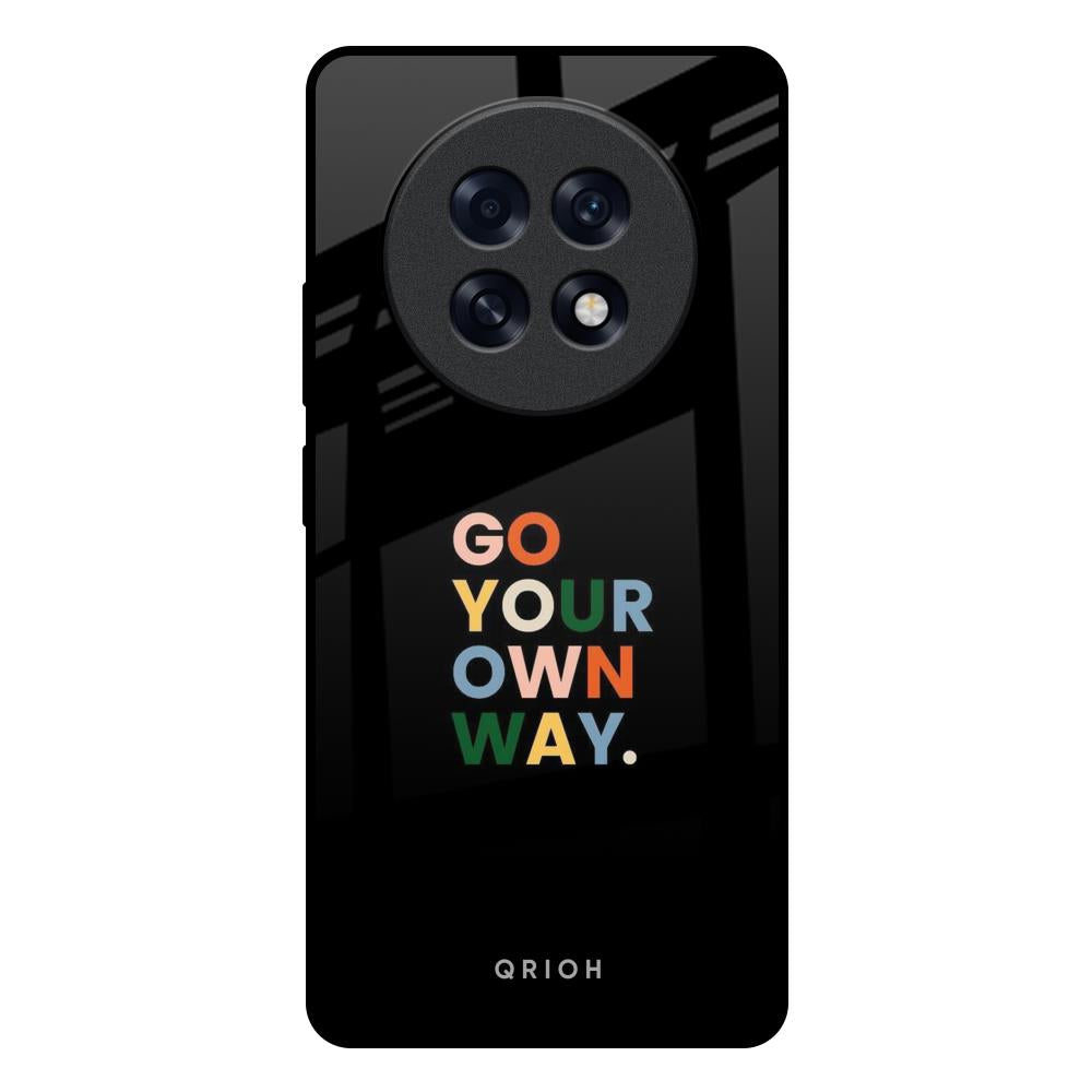 Go Your Own Way Oppo F31 Pro Plus 5G Glass Back Cover Online