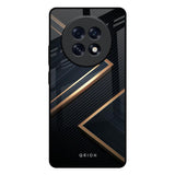 Sleek Golden & Navy Oppo F31 Pro Plus 5G Glass Back Cover Online