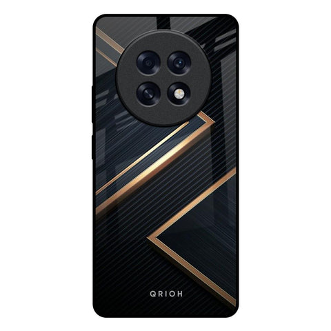 Sleek Golden & Navy Oppo F31 Pro Plus 5G Glass Back Cover Online
