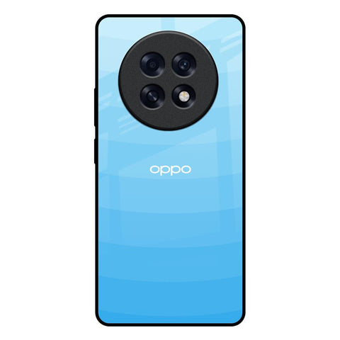 Wavy Blue Pattern Oppo F31 Pro Plus 5G Glass Back Cover Online